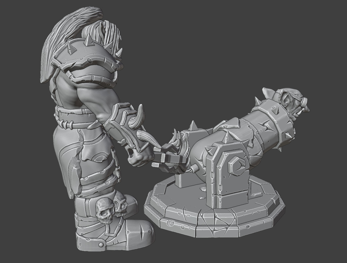 Gunner 3D print model_13