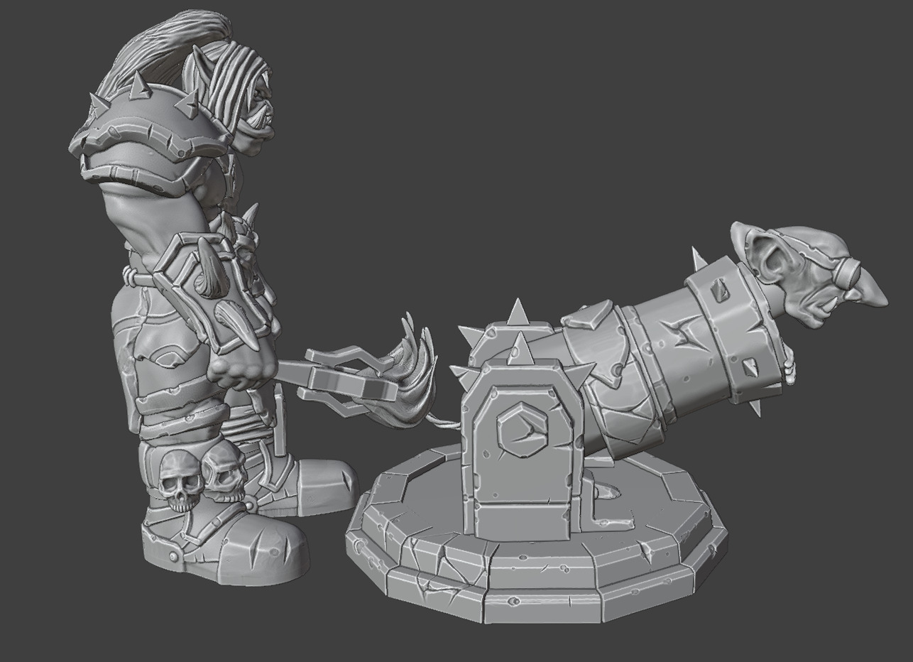 Gunner 3D print model_12