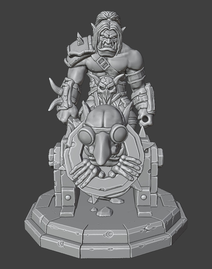 Gunner 3D print model_9