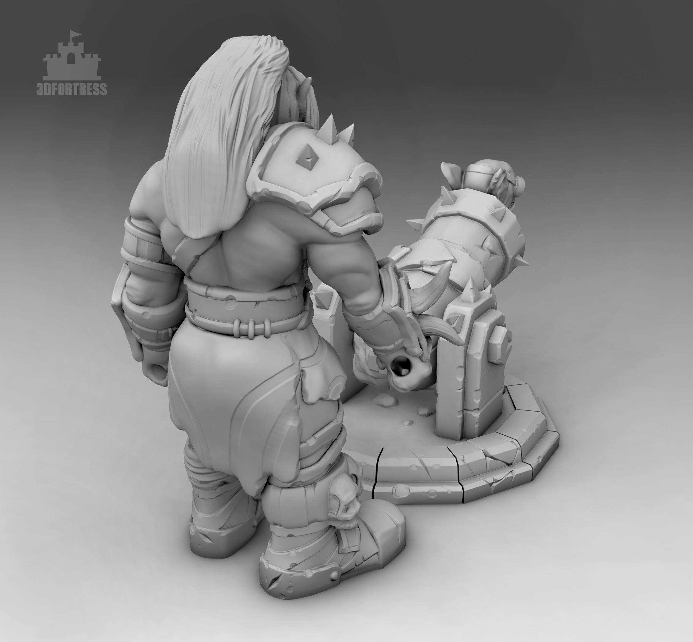 Gunner 3D print model_8