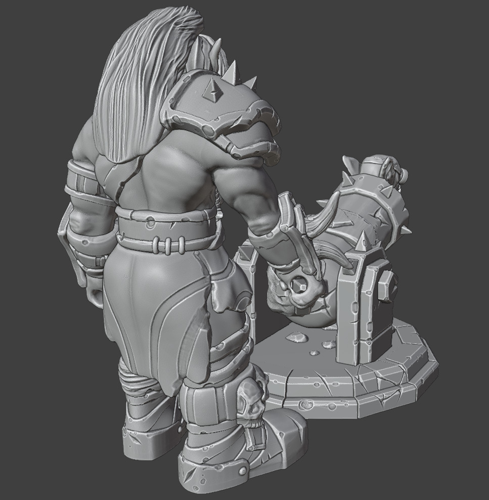 Gunner 3D print model_14