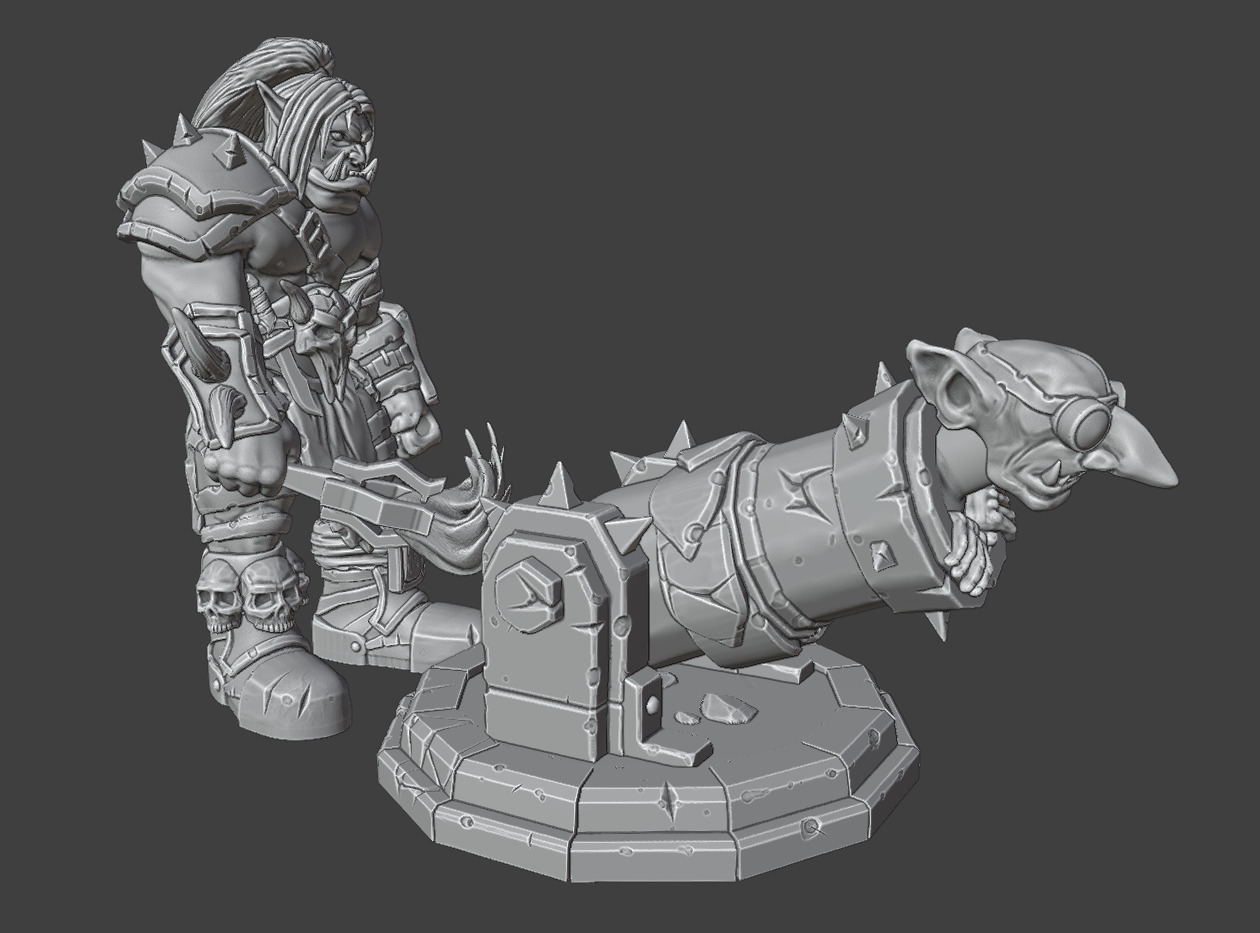 Gunner 3D print model_11