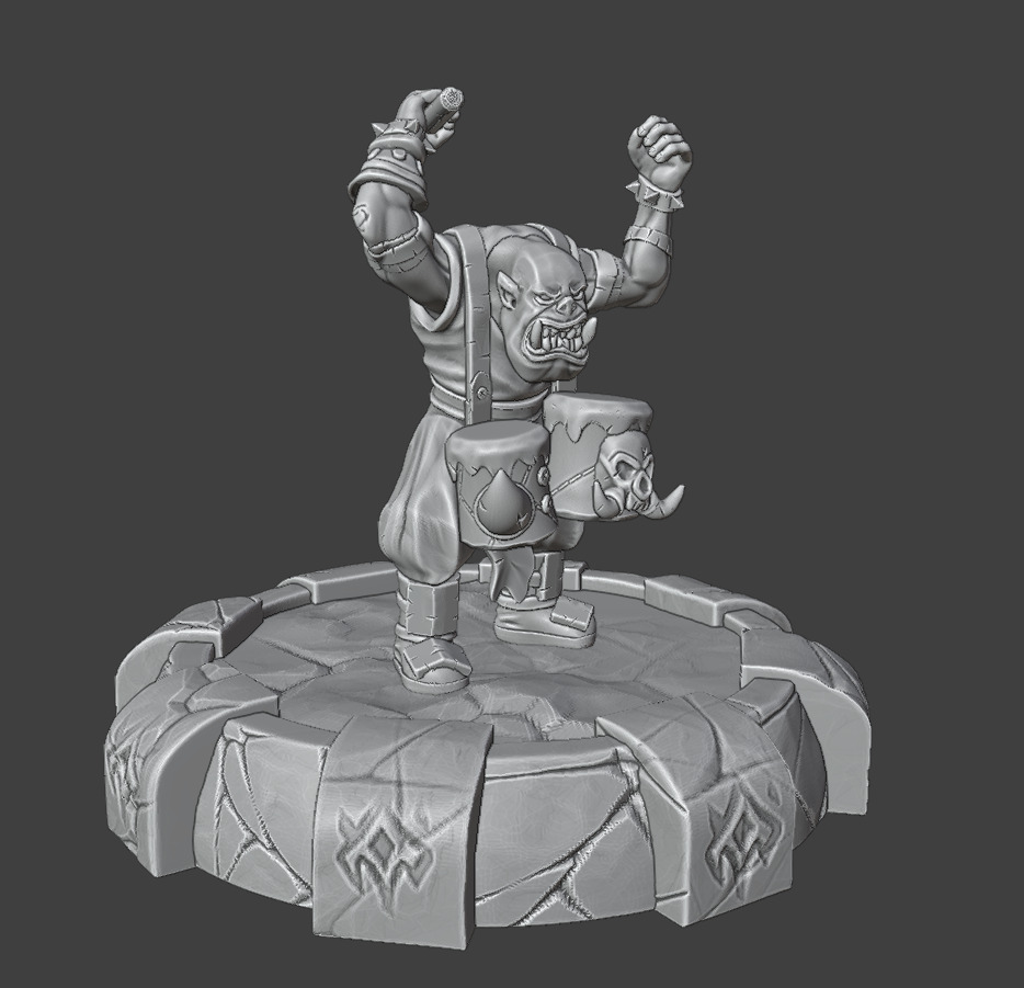 Drummer 3D print model_10