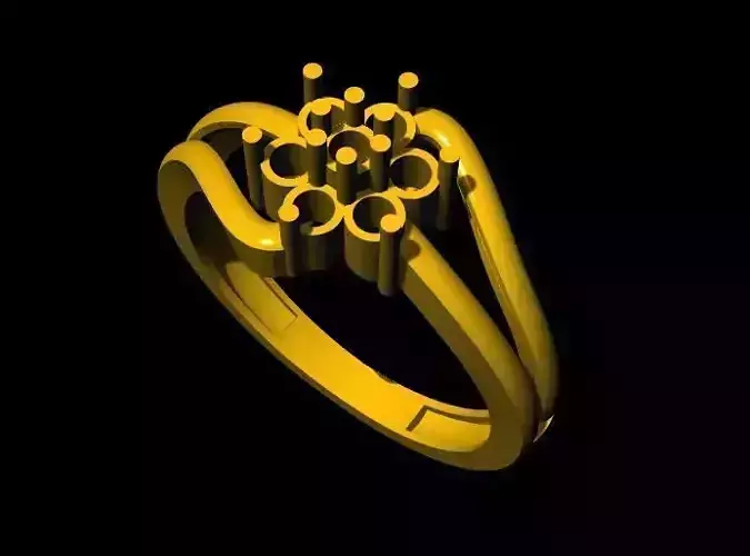 cluster ring 3dm file