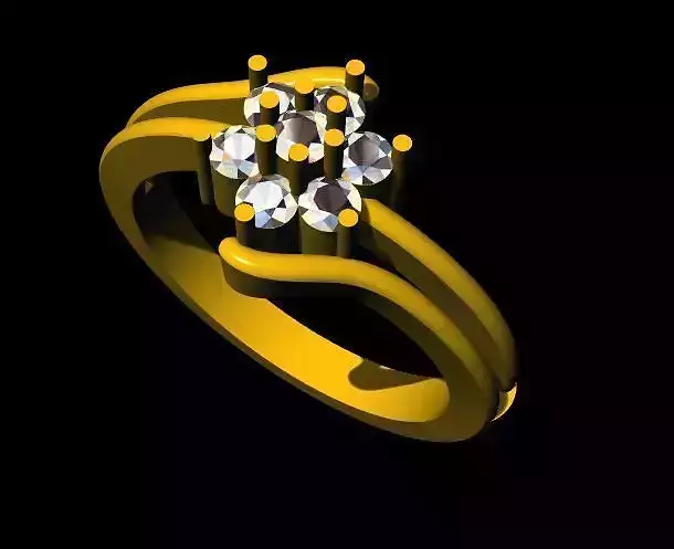 cluster ring 3dm file