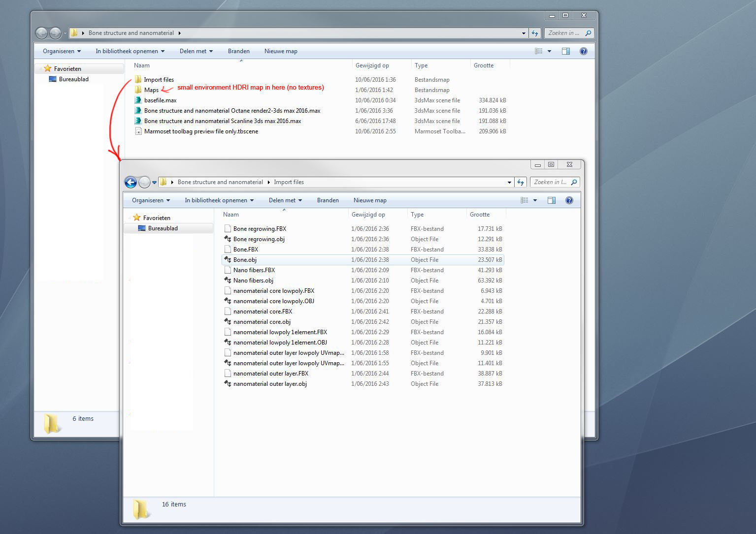 Bone structure and nanomaterial 3D model_22