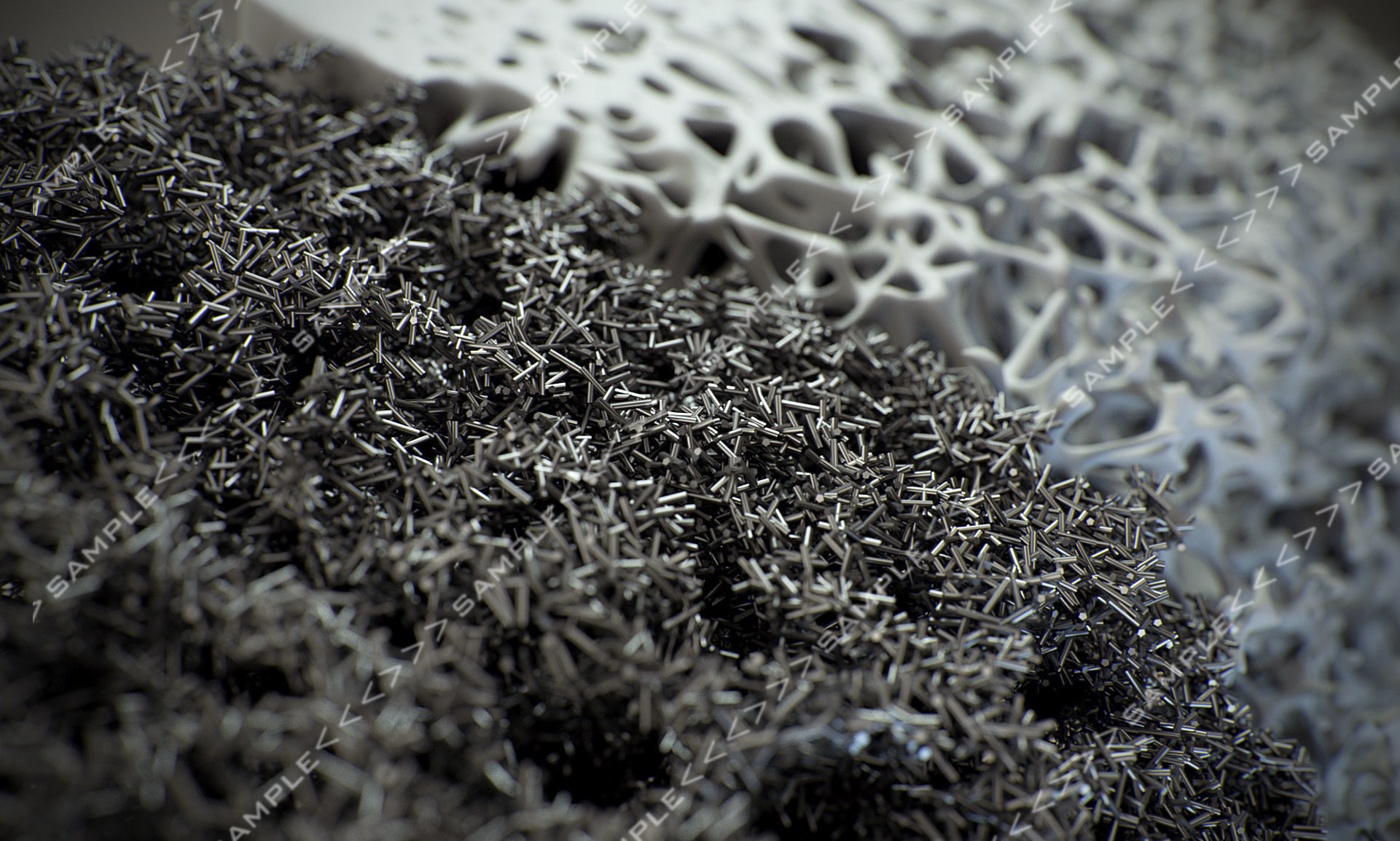 Bone structure and nanomaterial 3D model_2