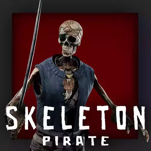 PIRATE SKELETON 4 A
