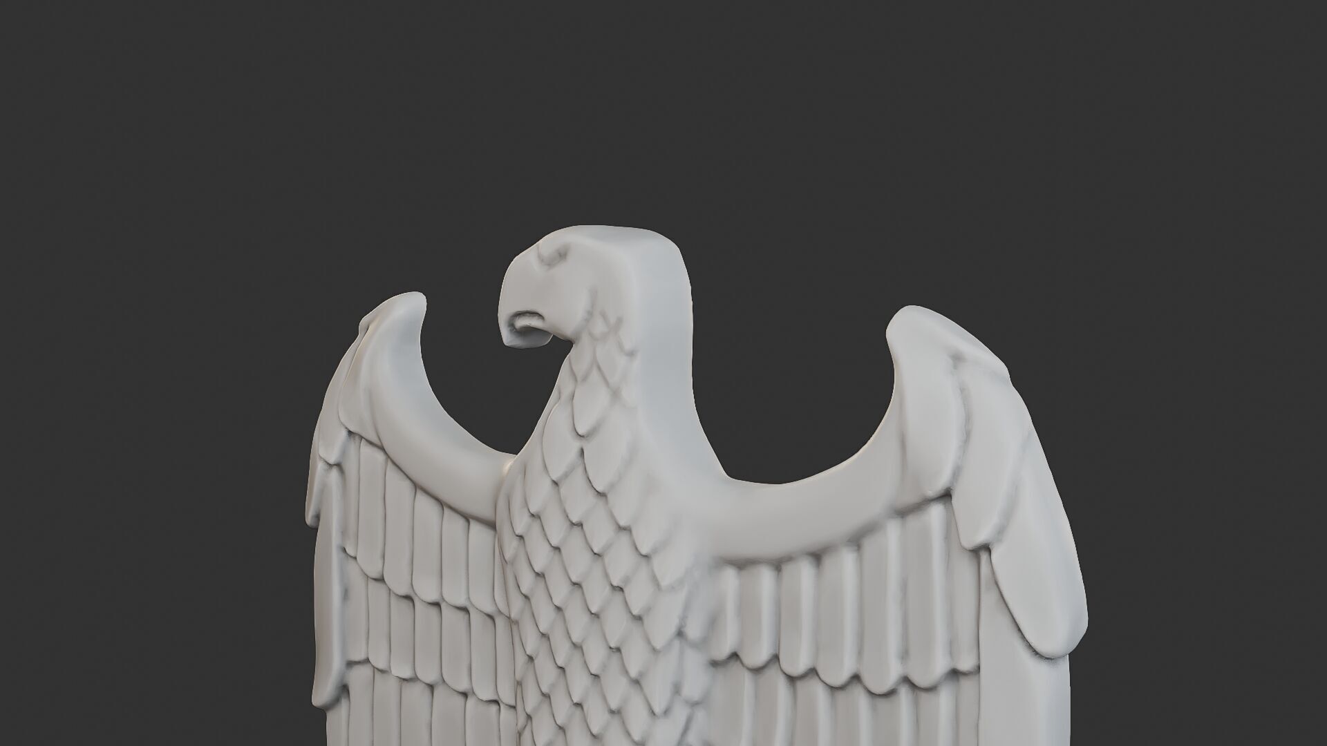 WWII German Eagle B 3D print model_18