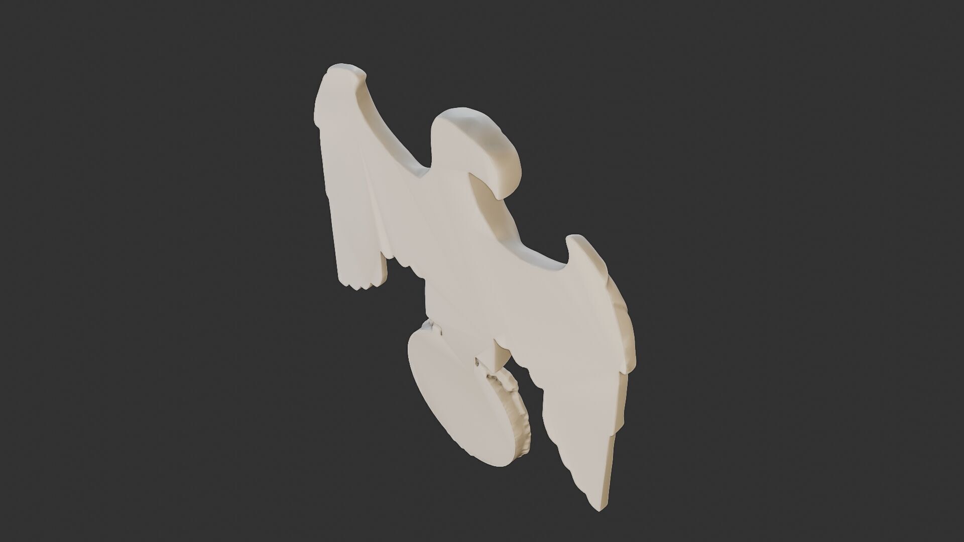 WWII German Eagle B 3D print model_22