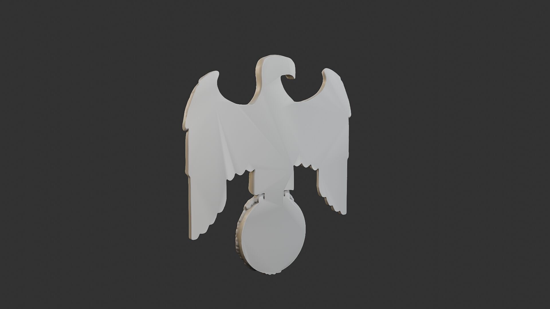 WWII German Eagle B 3D print model_5