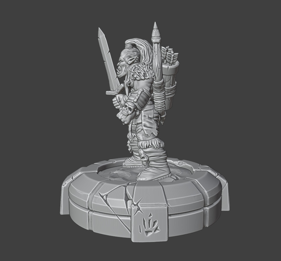 Archer 3D print model_4