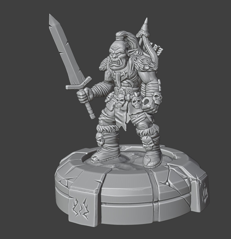 Archer 3D print model_6