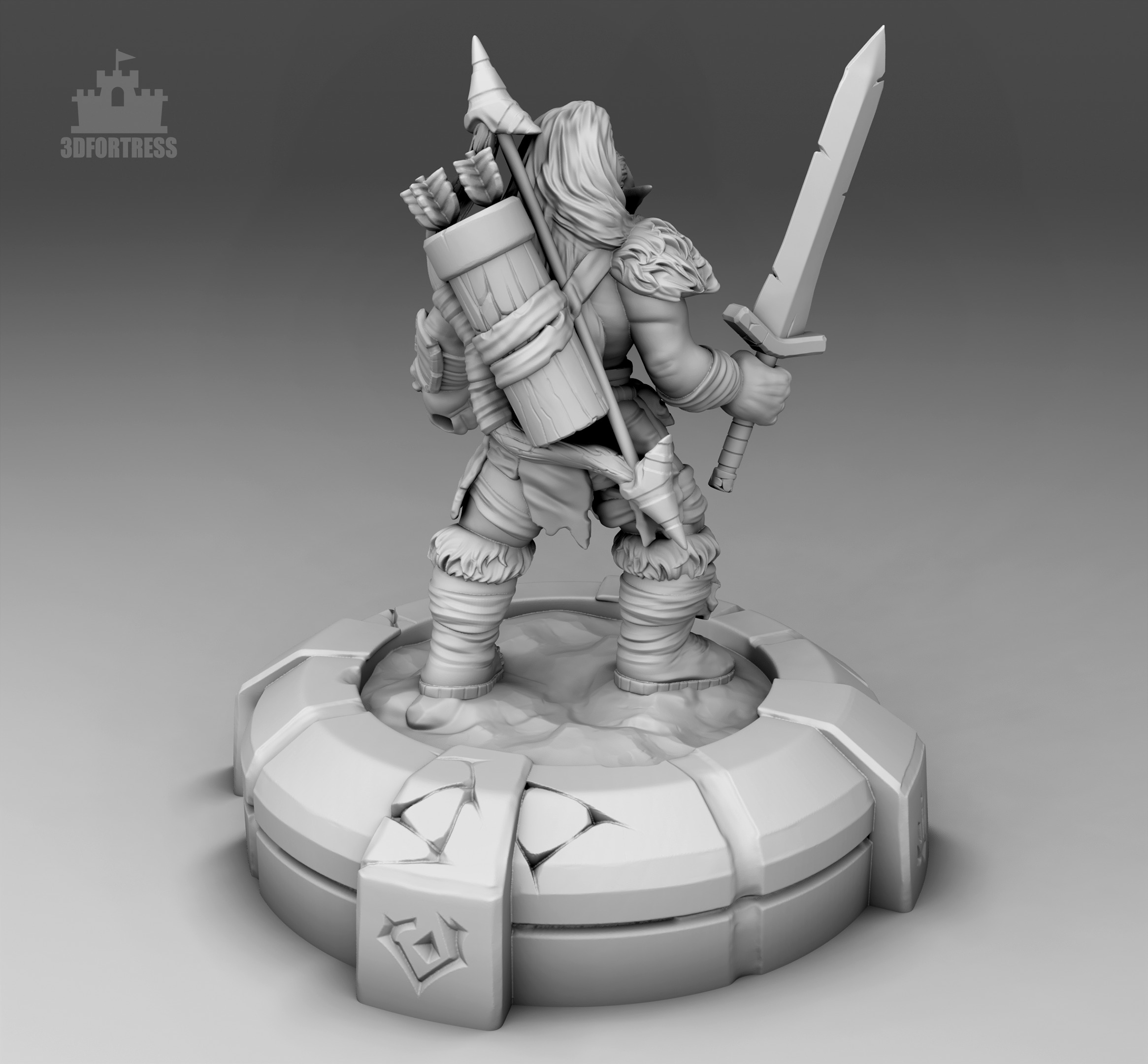 Archer 3D print model_7