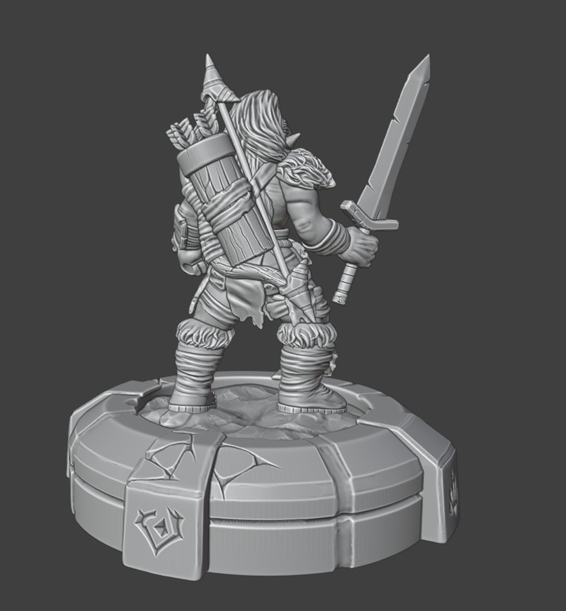 Archer 3D print model_14