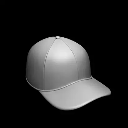 Normal cap hat 3D print model_0
