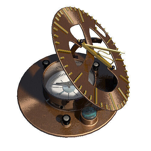 Sun Dial Free 3D model