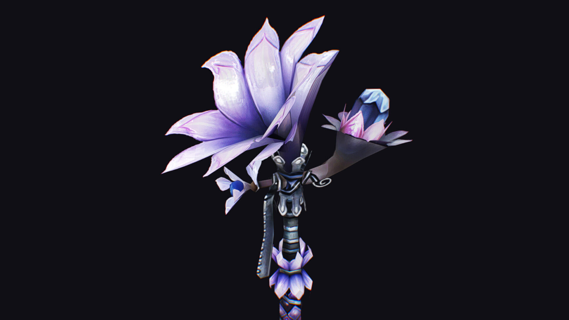 Magic Wand Rod Stick Fairy Staff Scepter Inventory Item Low-poly 3D model_12