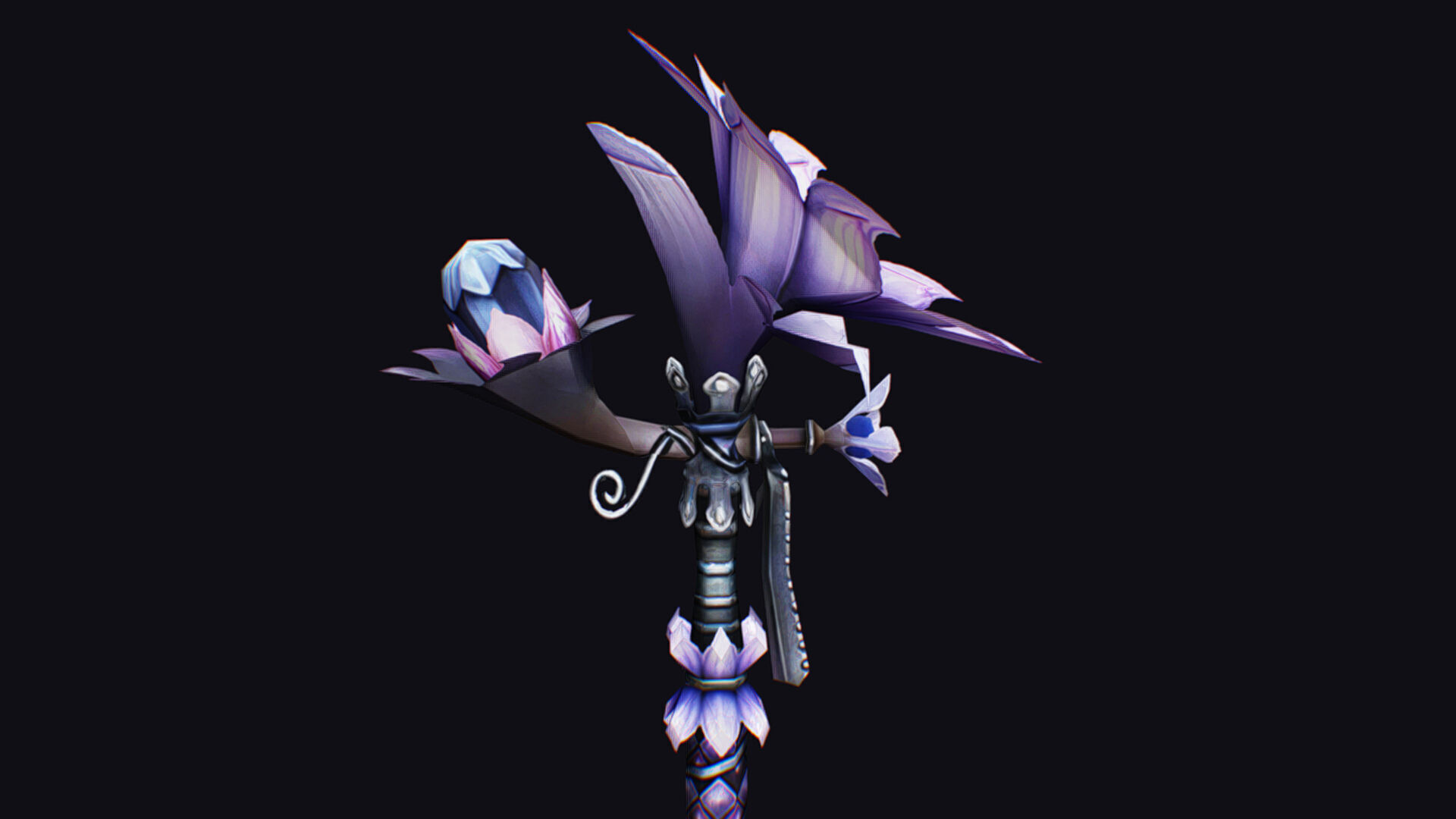 Magic Wand Rod Stick Fairy Staff Scepter Inventory Item Low-poly 3D model_10