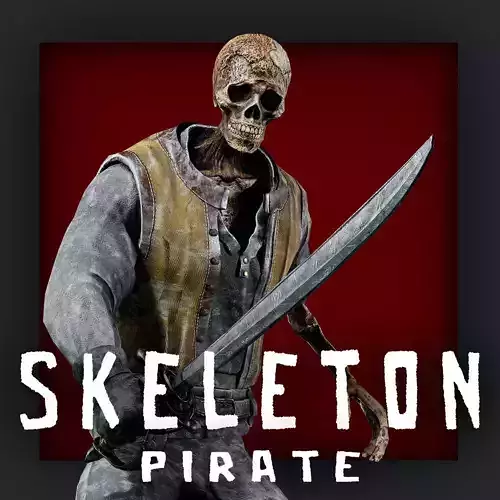 PIRATE SKELETON 6 A 