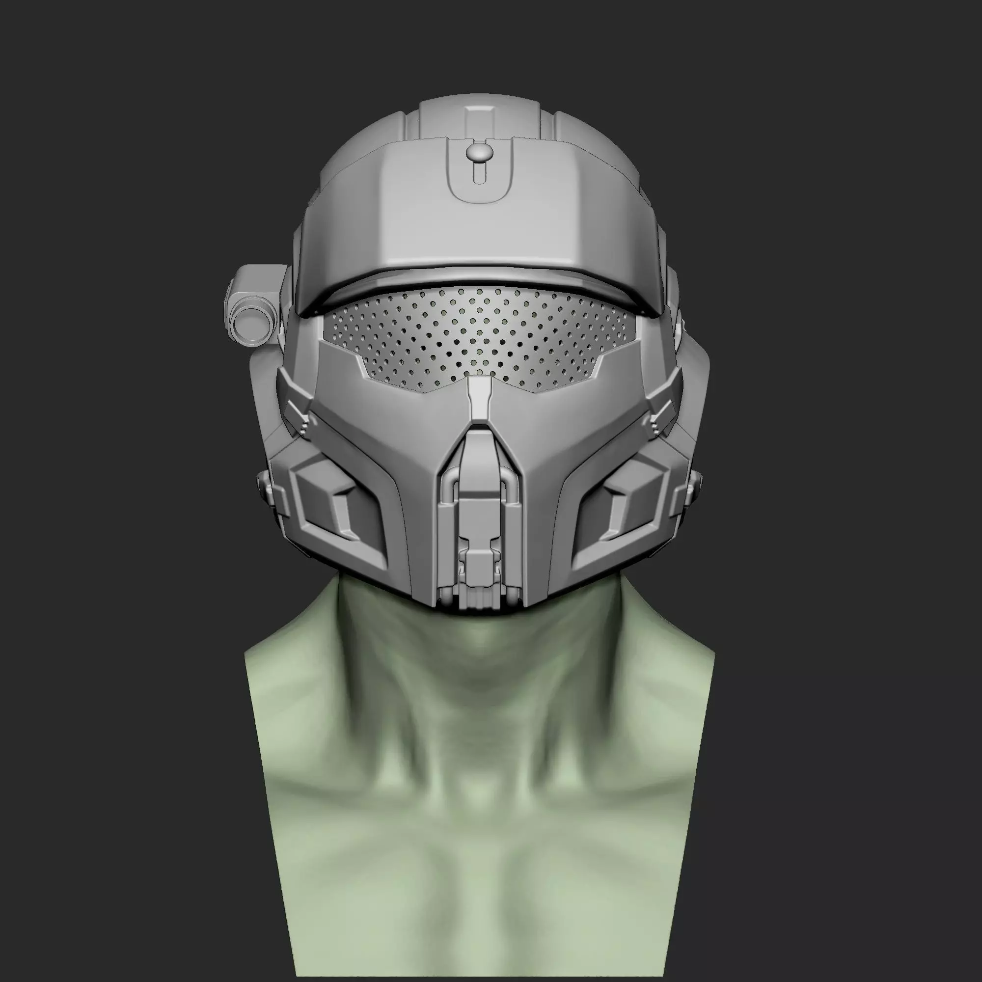 Helldivers infiltrator helmet wearable 3D print model_0
