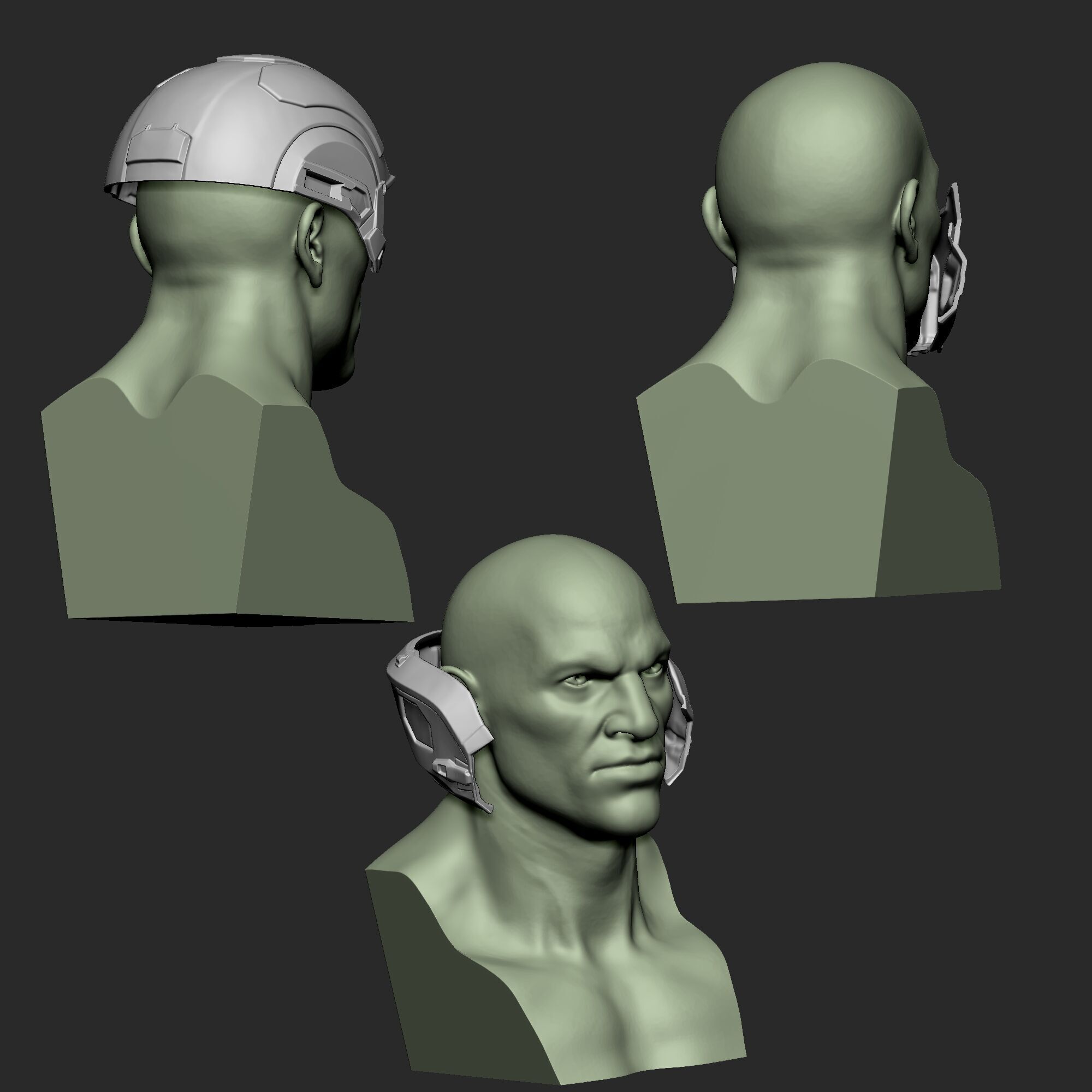 Helldivers infiltrator helmet wearable 3D print model_6