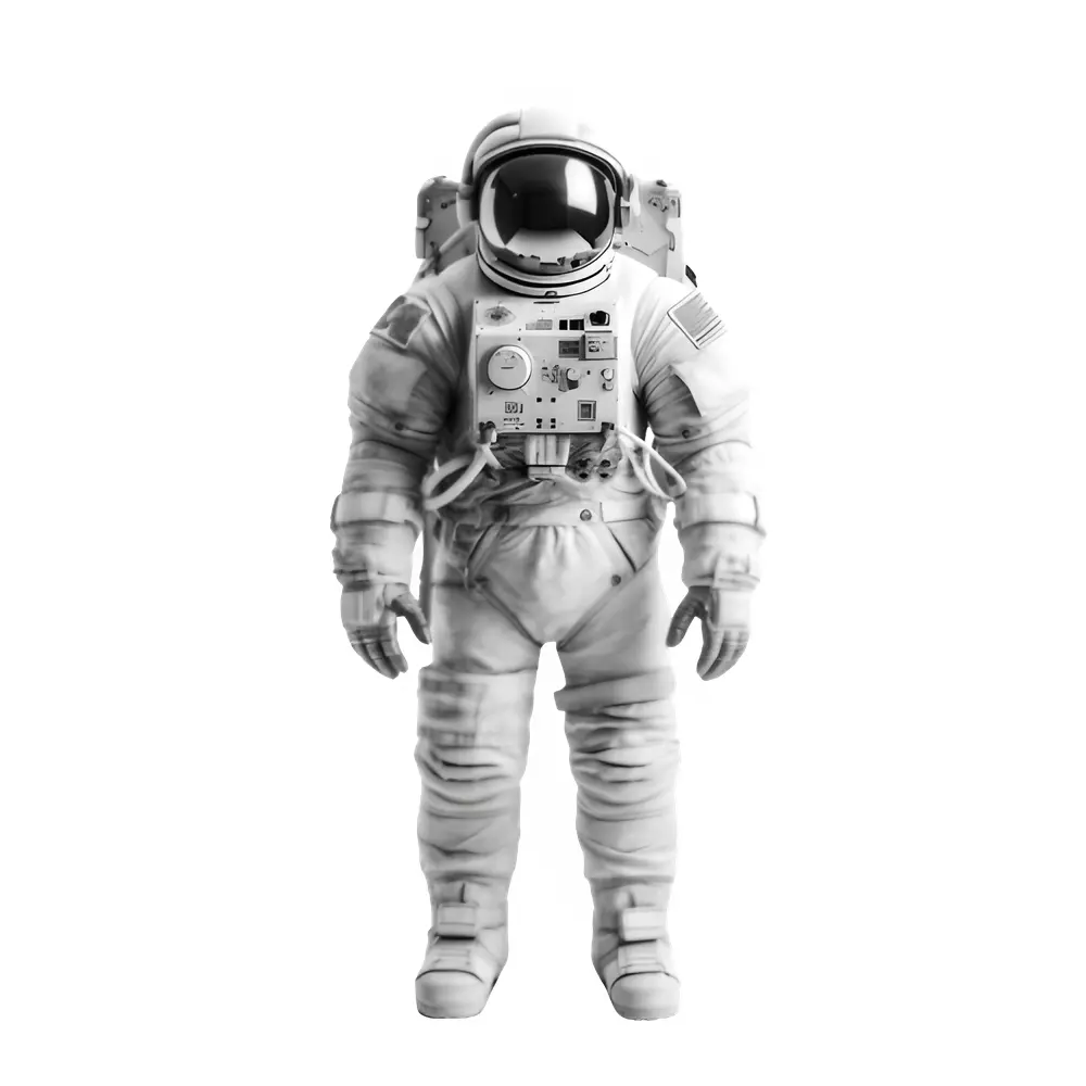 astronaut-on-suit Free low-poly 3D model_0