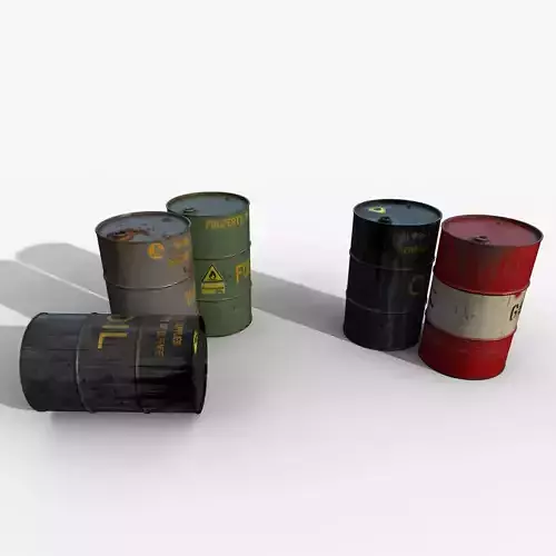 Metal Barrel oil gasoline fuel water