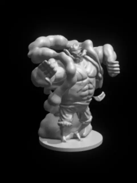 3D Printable Luffy Gear 4 Bounceman 3D print model_0