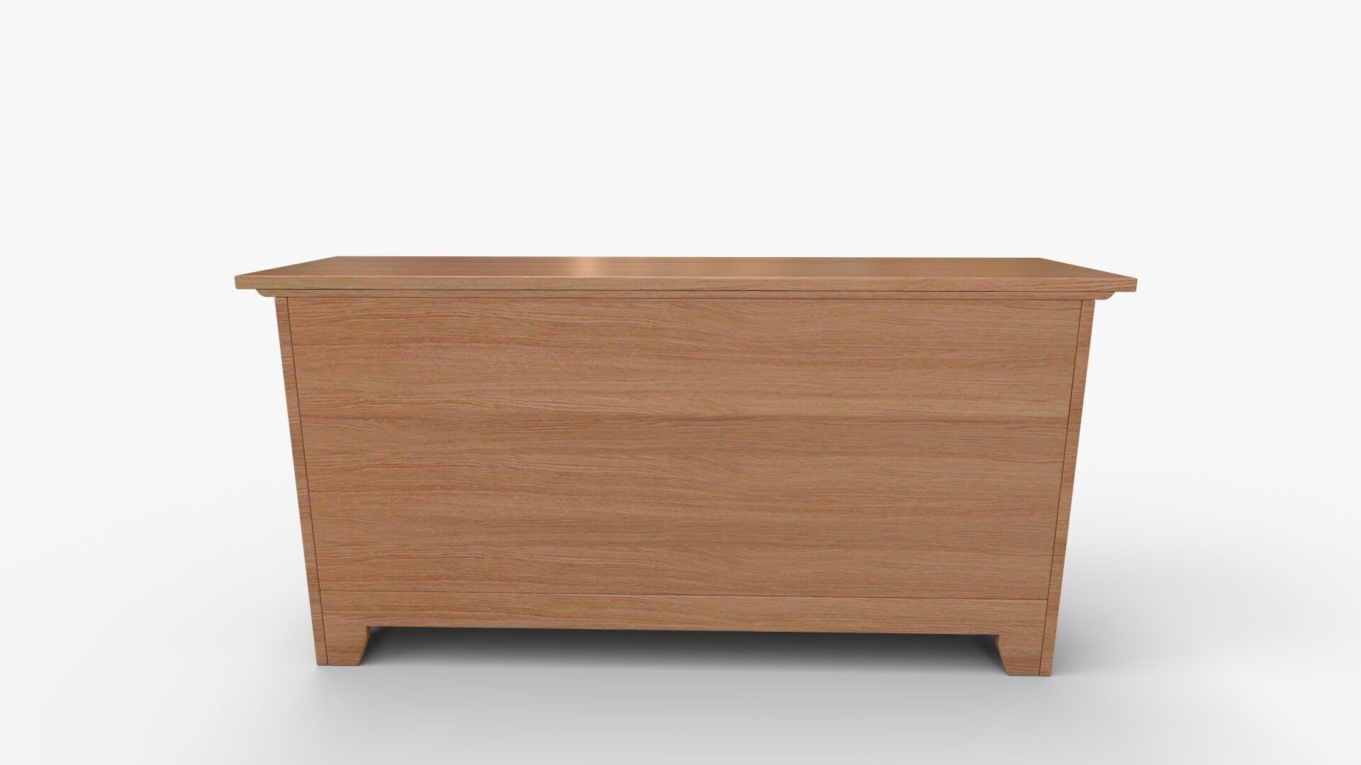 Basque Light Brown Buffet Crate 3D model_3