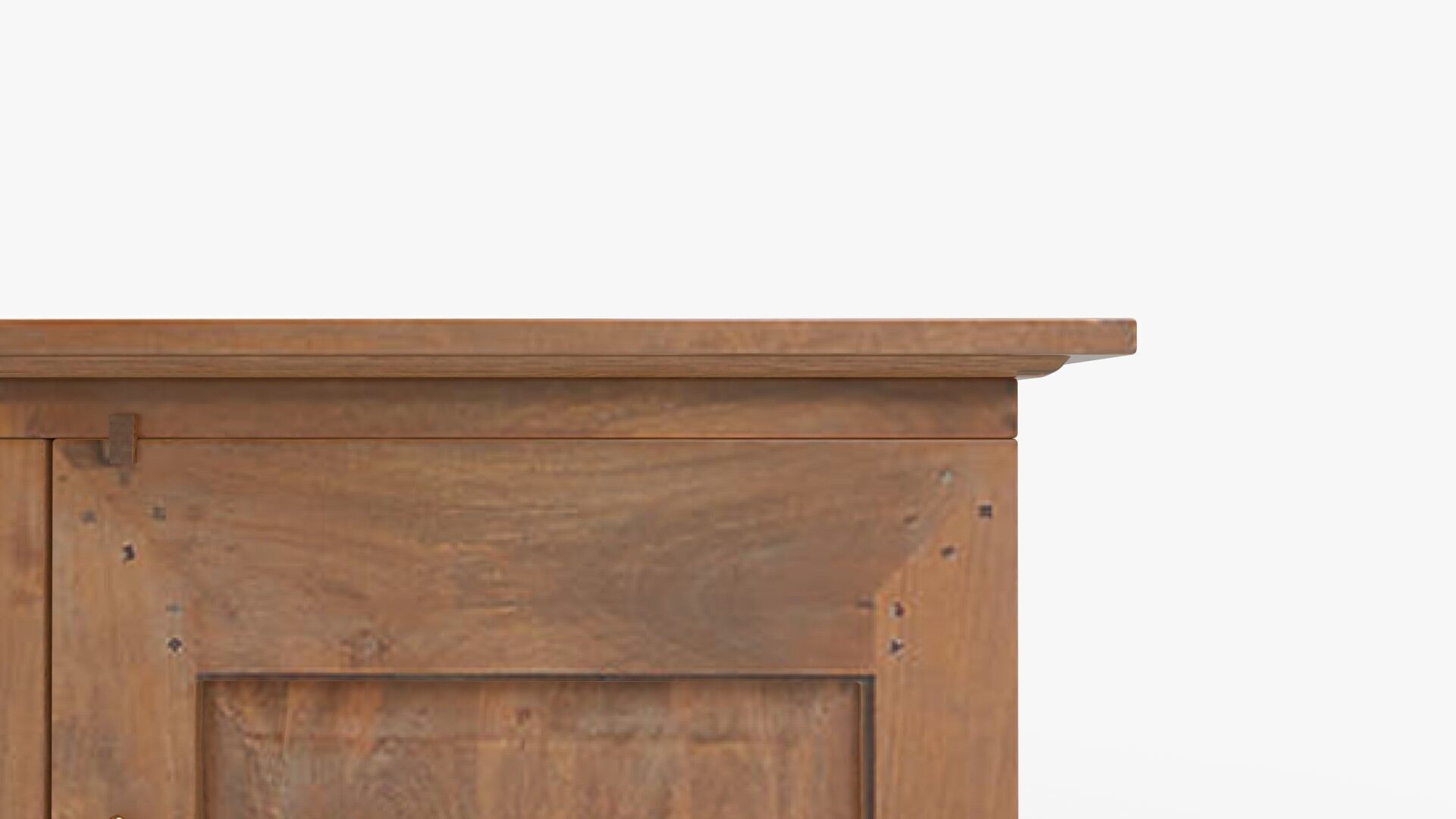 Basque Light Brown Buffet Crate 3D model_7