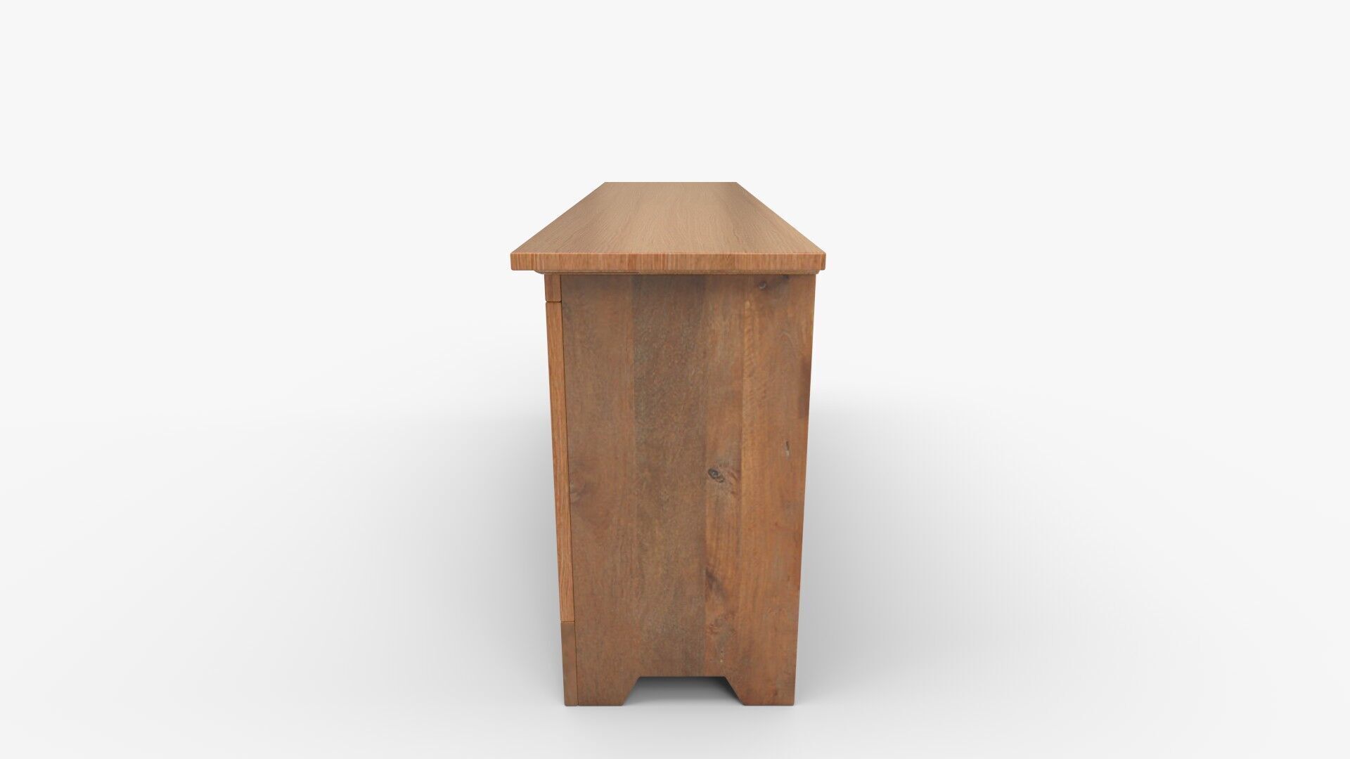 Basque Light Brown Buffet Crate 3D model_5