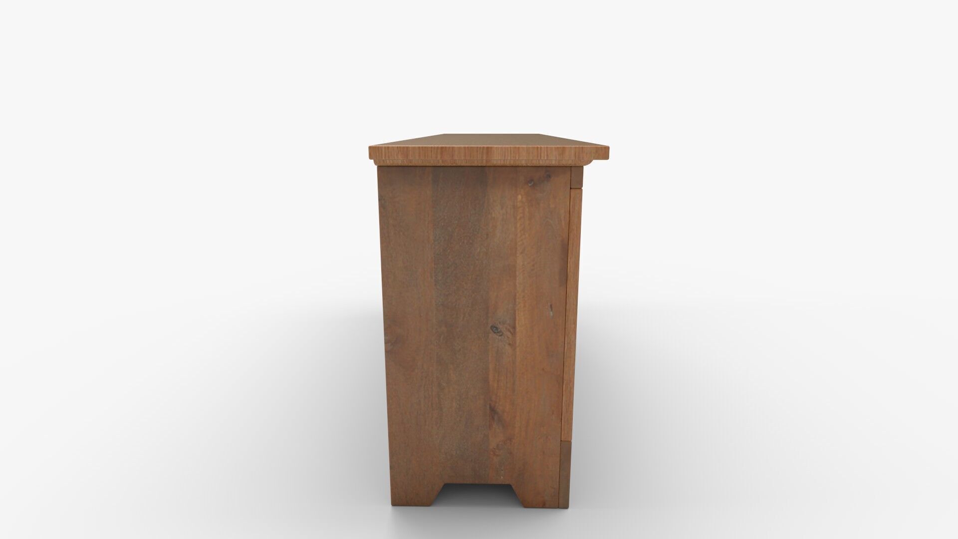 Basque Light Brown Buffet Crate 3D model_1