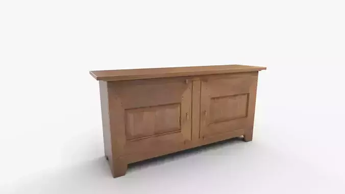 Basque Light Brown Buffet Crate