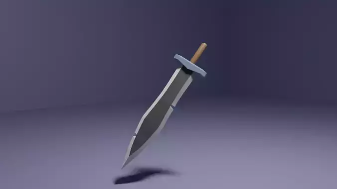 Low-Poly Fantasy Sword