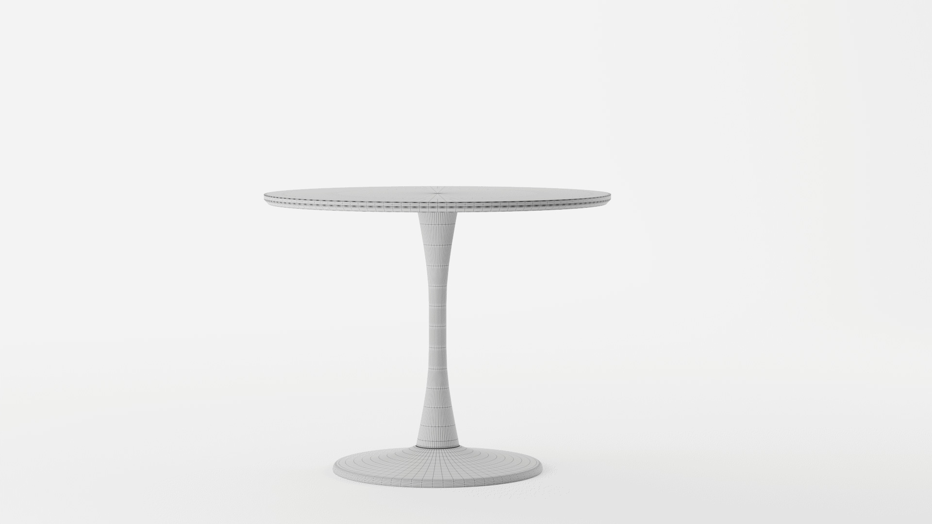 Eberly Pedestal Dining Table 3D model_9