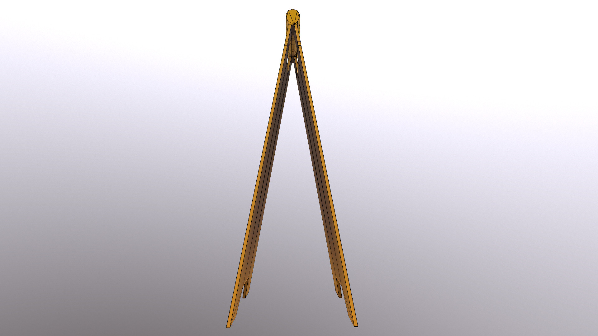 Caution Wet Floor Low Poly Low-poly 3D model_23