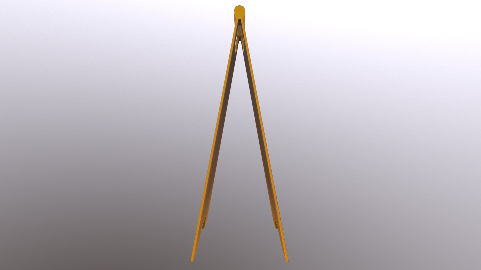 Caution Wet Floor Low Poly Low-poly 3D model_10