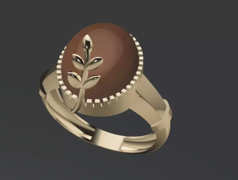 agate ring 3D print model