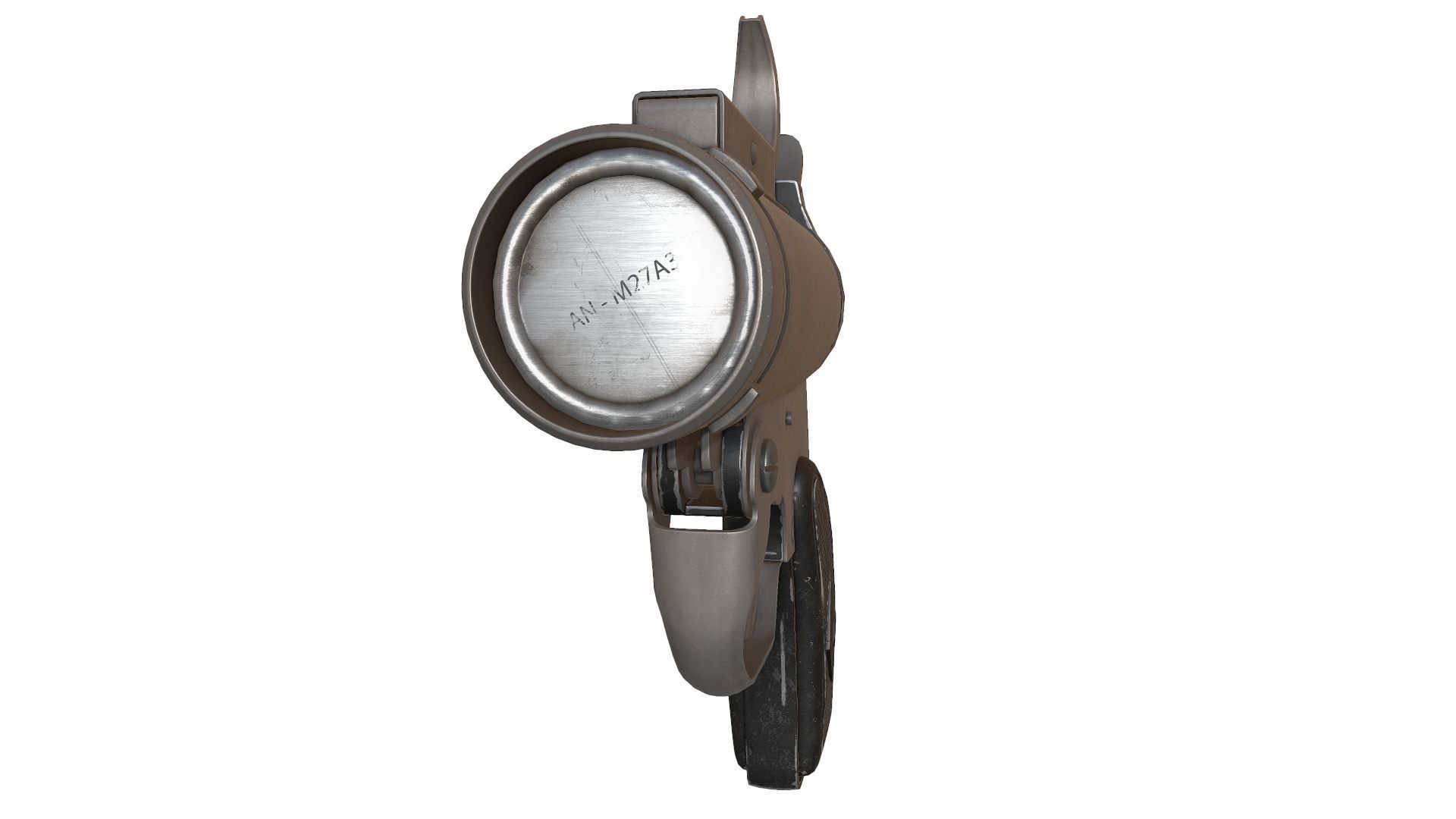 AN-M8 Flare Gun Model - Textures Low-poly 3D model_1