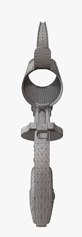 AN-M8 Flare Gun Model - Textures Low-poly 3D model_8