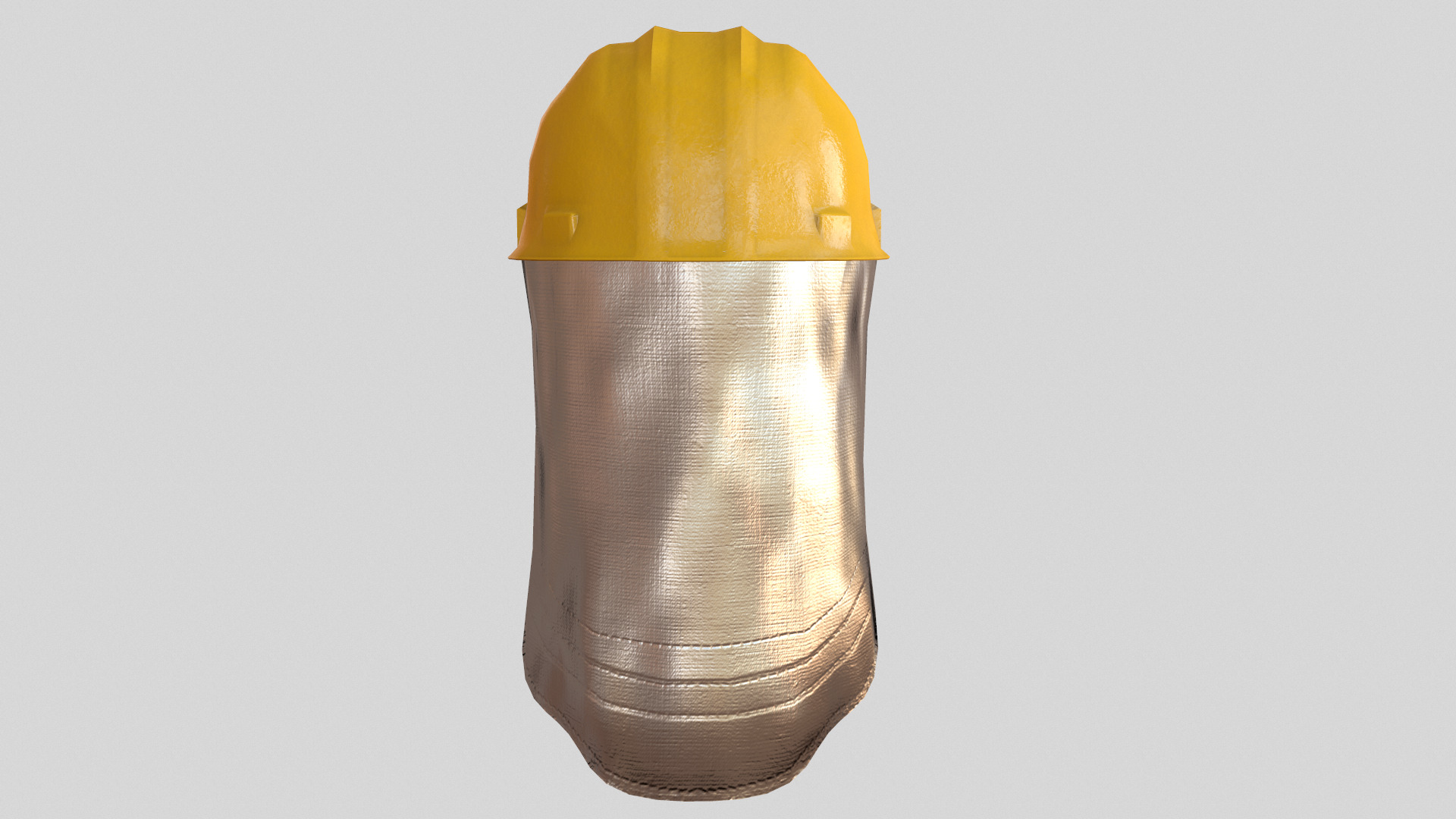 Fireman Safety Helmet Low Poly Low-poly 3D model_17