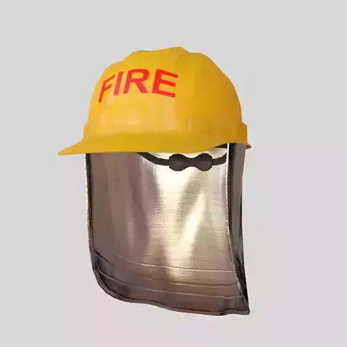 Fireman Safety Helmet Low Poly Low-poly 3D model Fireman Safety Helmet Low Poly Low-poly 3D model