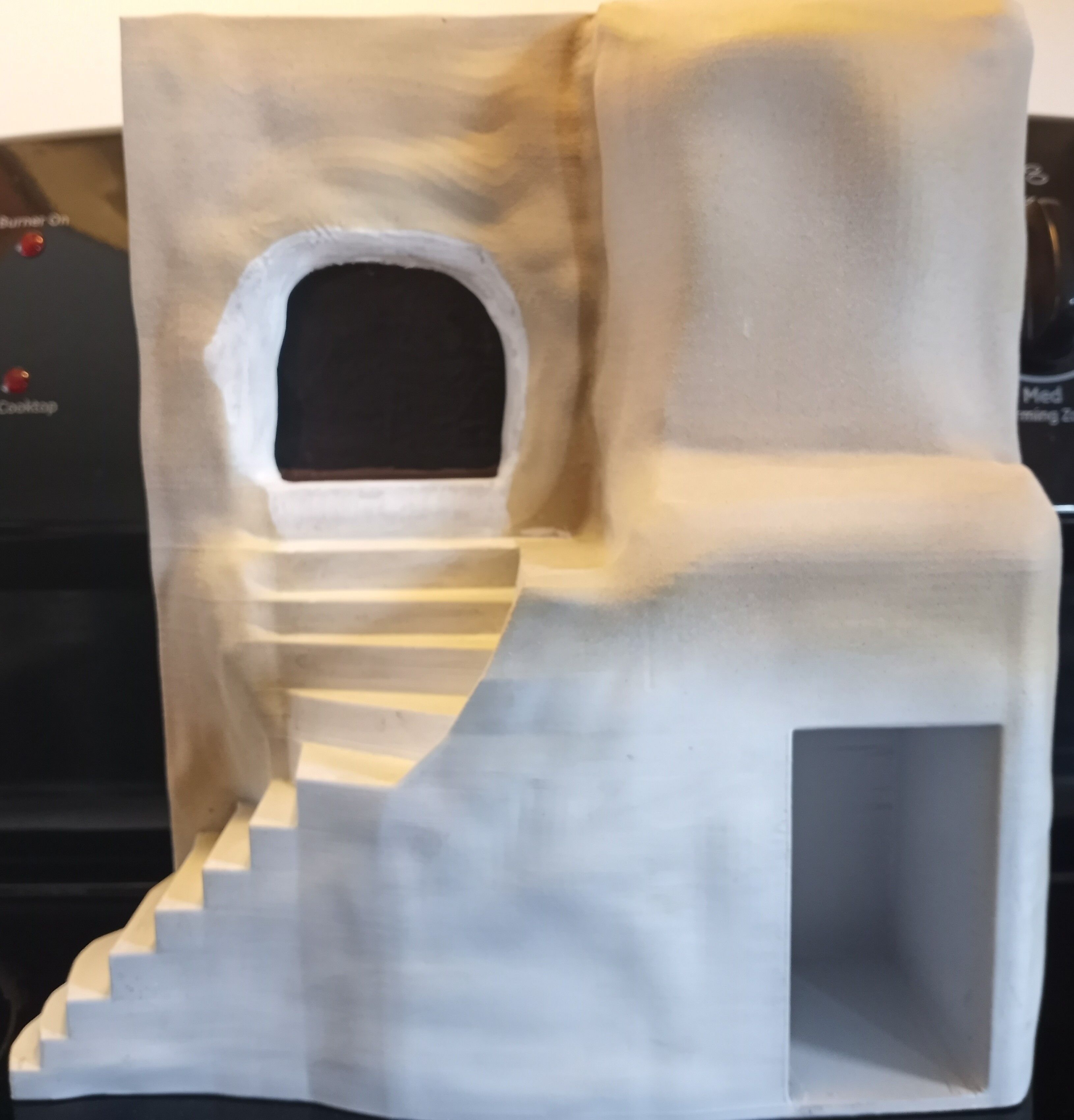 Lars Homestead Courtyard Diorama 3D print model_3