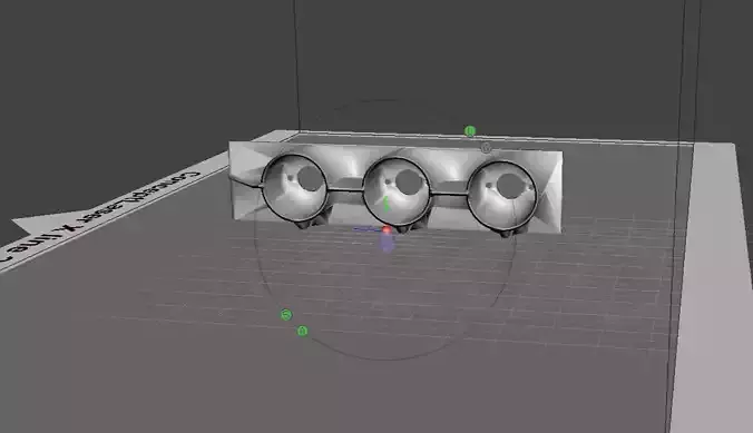 775 MOTOR HOLDER 3D model
