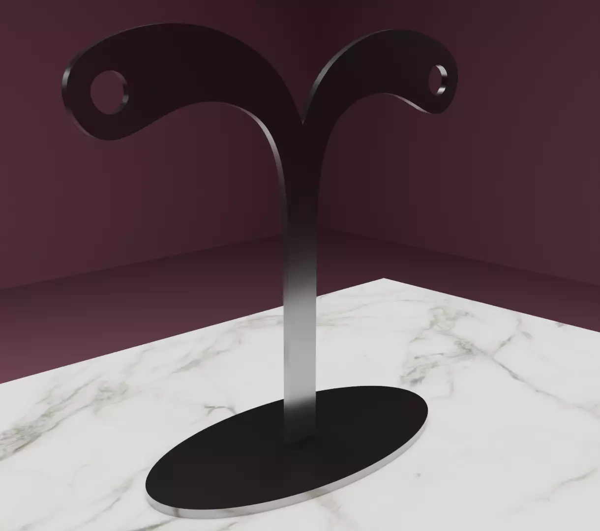 jewerly stand for earrings 3D model for 3D print 3D print model