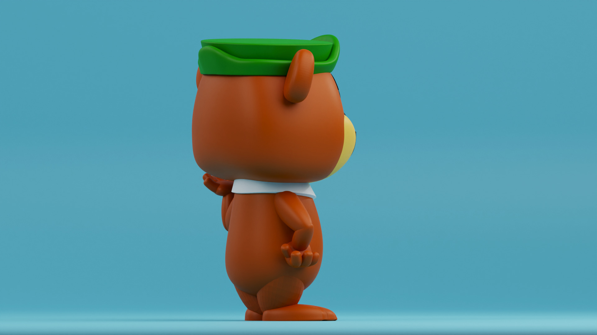 Yogi Bear funko pop from The Huckleberry Hound Show 3D print model_8