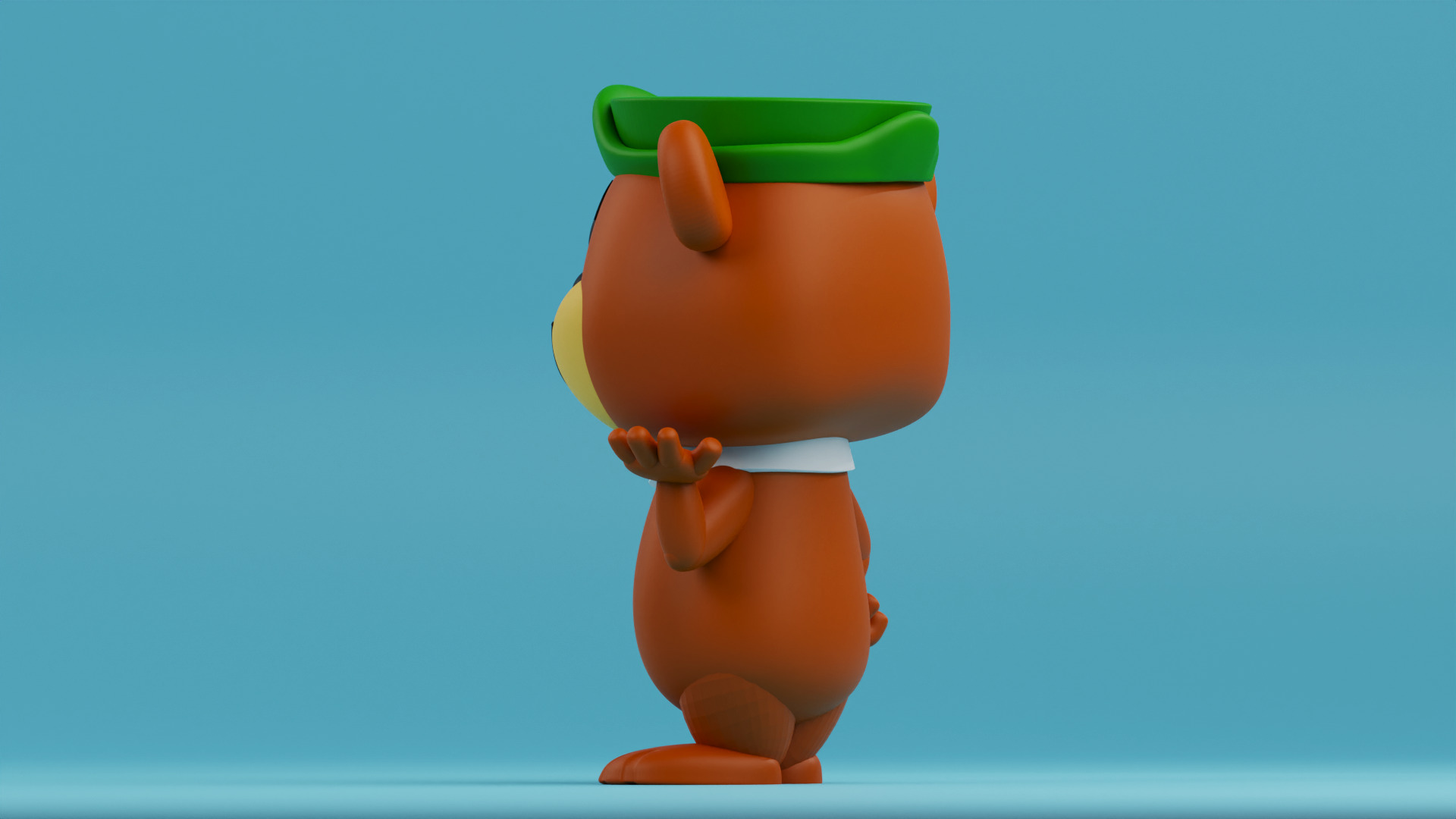 Yogi Bear funko pop from The Huckleberry Hound Show 3D print model_1