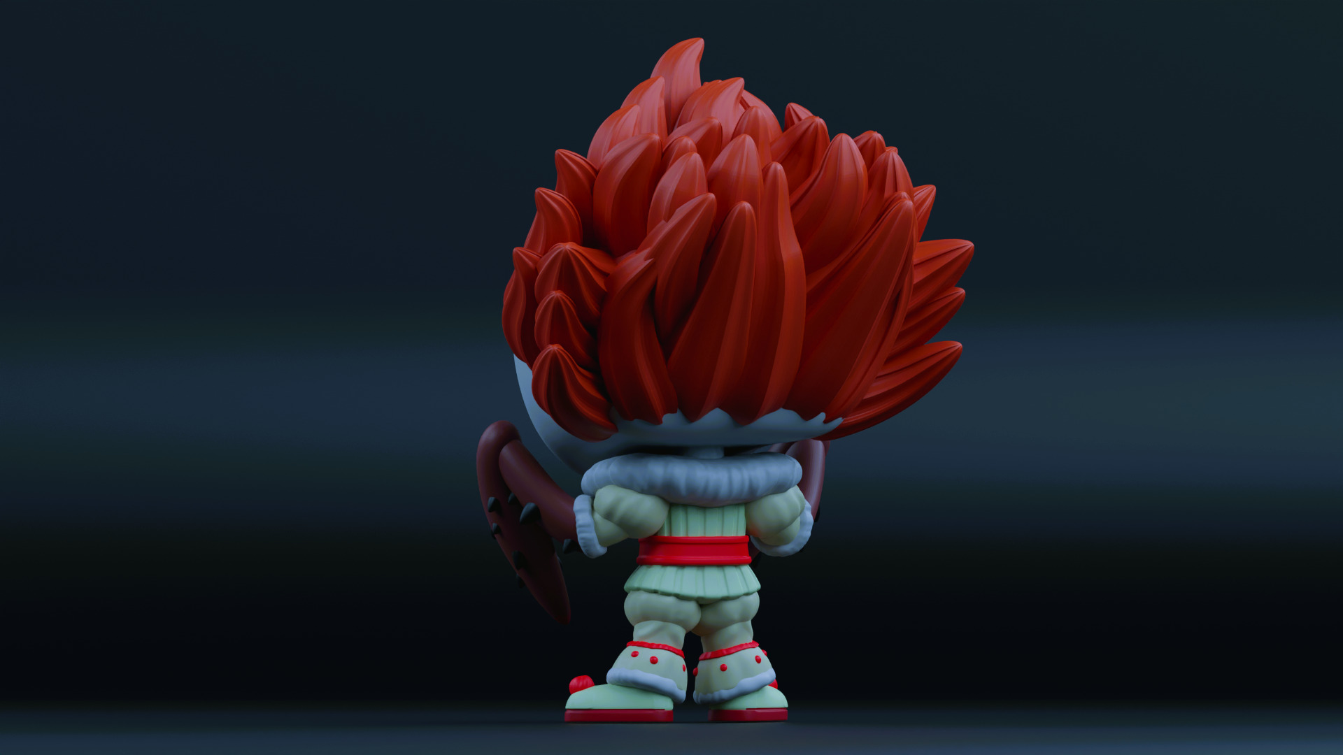 pennywise with spider legs funko pop 3D print model_13