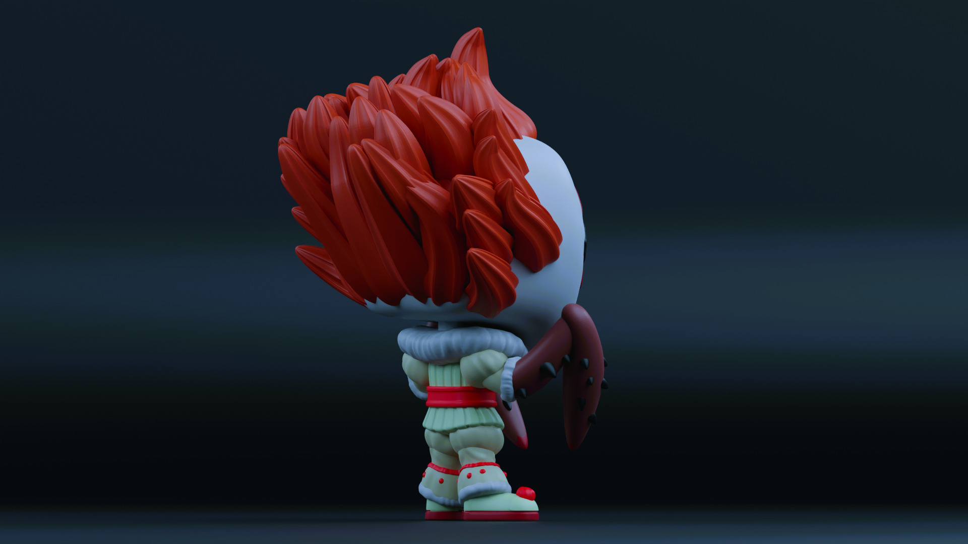 pennywise with spider legs funko pop 3D print model_10